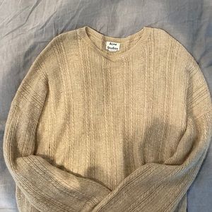 Tan Acne Studios sweater